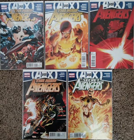 The New Avengers Lot #24, 25, 26, 27 AVX