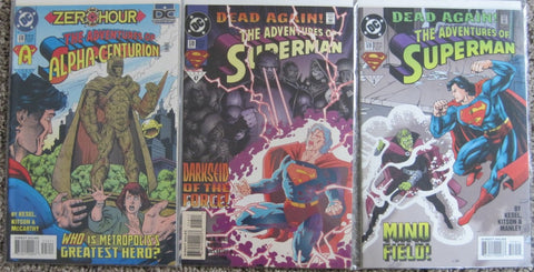 The Adventures Of Superman Issues # 516,518,519