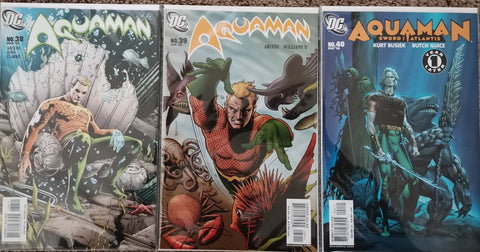 Aquaman Issues #38-40  Arcudi, Kirk & Clarke