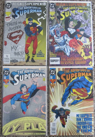The Adventures Of Superman Issues # 501,504-506